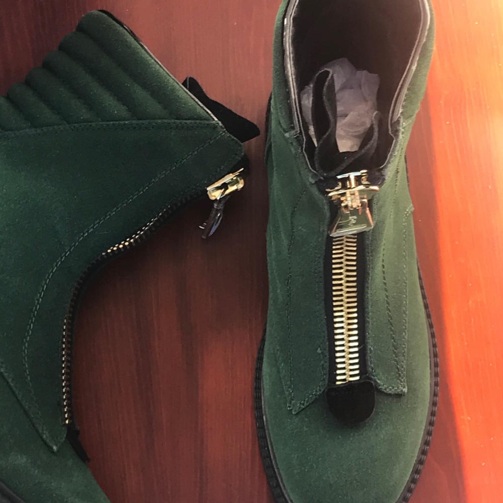 Betsy Green Combat Boots